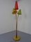 Mid-Century Floor Lamp with Three Lanterns, 1950s, Image 2