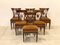 19th Century Walnut Chairs, Set of 6, Image 1