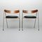 Mod. 702/2 Chairs in Rosewood, Leather & Steel by Roland Rainer for Wilkhahn, 1965, Set of 2, Image 4
