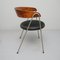 Mod. 702/2 Chairs in Rosewood, Leather & Steel by Roland Rainer for Wilkhahn, 1965, Set of 2, Image 9