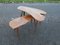 Tables Gigognes Forme Libre Brutaliste en Noyer, Set de 2 8