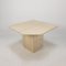 Italian Travertine Octagon Coffee Table, 1980s, Image 1