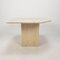 Italian Travertine Octagon Coffee Table, 1980s, Image 8