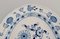 Very Large Antique Hand-Painted Porcelain Blue Onion Serving Dish from Meissen, Image 4