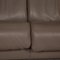 Gray Paradise Leather Two Seater Couch from Stressless 3