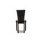 Black Wood Jimmy Chairs from Bacher, Set of 4 8