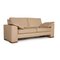 Beige Leather 3-Seater & 2-Seater Sofas, Set of 2 10