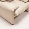 Maralunga Cream Leather Sofa, Armchair and Footstool by Vico Magistretti for Cassina, Set of 3 8