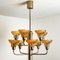 Modernist Glass and Chrome Chandelier from Sische, 1960s 14