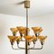 Modernist Glass and Chrome Chandelier from Sische, 1960s, Image 14