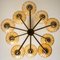 Modernist Glass and Chrome Chandelier from Sische, 1960s 15