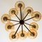 Modernist Glass and Chrome Chandelier from Sische, 1960s, Image 12