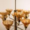 Modernist Glass and Chrome Chandelier from Sische, 1960s 11