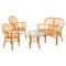 Boho Italian Bamboo Two-Seater and Coffee-Table, 1970s, Set of 2, Image 11