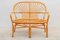 Boho Italian Bamboo Two-Seater and Coffee-Table, 1970s, Set of 2 2