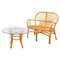 Boho Italian Bamboo Two-Seater and Coffee-Table, 1970s, Set of 2, Image 1