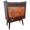 Italian Art Deco Burl Walnut Dry Bar Cabinet by Paolo Buffa, 1940s, Image 1