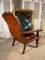Antique Colonial Teak & Leather Plantation Chair, 1890s 7
