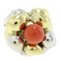 Coral 18kt Yellow Gold Ring 1