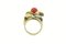 Coral 18kt Yellow Gold Ring 3