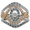Anillo Dome de oro con diamantes, Imagen 1