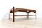 Mid-Century Danish Teak Coffee Table with Smoked Glass Top 4