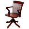 Modernist Wood Swivel Chair, 1940 1