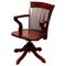 Modernist Wood Swivel Chair, 1940, Image 12