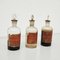 20th Century Apothecary Glass Bottles, Set of 3 5