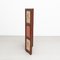 20th Century Wood & Hand Painted Fabric Folding Room Divider, Image 9