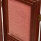 20th Century Wood & Hand Painted Fabric Folding Room Divider 5