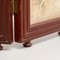 20th Century Wood & Hand Painted Fabric Folding Room Divider 7