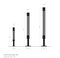 Lámpara de pie Signal mediana Mid-Century moderna en negro de Serge Mouille, Imagen 7