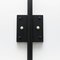 Mid-Century Modern Black Wall Lamp with 2 Rotating Straight Arms by Serge Mouille 9