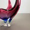 Glass Bowl Shell Centerpiece from Fratelli Toso, Italy, 1970s 17