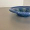 German Bauhaus Blue Glass Bowl by Karl Wiedmann for WMF Ikora, 1930s 5