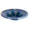 German Bauhaus Blue Glass Bowl by Karl Wiedmann for WMF Ikora, 1930s 1
