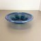 German Bauhaus Blue Glass Bowl by Karl Wiedmann for WMF Ikora, 1930s 8