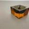 Murano Glass Sommerso Block Cube Ashtray Element by Flavio Poli, Italy, 1970s, Image 4