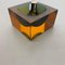 Murano Glass Sommerso Block Cube Ashtray Element by Flavio Poli, Italy, 1970s 11