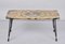 Mid-Century Italian Inlaid Marble Coffee Table with Metal and Brass Finish, 1950s 16