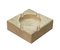 Mid-Century Italian Square White Travertine Marble Ashtray After Mannelli, 1970s 8
