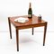 Mid-Century Italian Walnut and Brass Rectangular Coffee Table, 1960s, Image 15