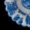 Blue and White Chinoiserie Lobed Delft Dish, 1600s 4