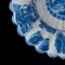 Blue and White Chinoiserie Lobed Delft Dish, 1600s, Image 4