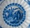 Blue and White Chinoiserie Lobed Delft Dish, 1600s 3
