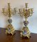 Candlesticks with Glassonne Inserts, Set of 2 1