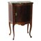 Tuscan Crossbow Bedside Table with Marble Top 1