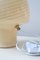 Lampe de Bureau Champignon Vintage Murano Jaune H: 28 cm 4