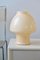 Lampe de Bureau Champignon Vintage Murano Jaune H: 28 cm 1